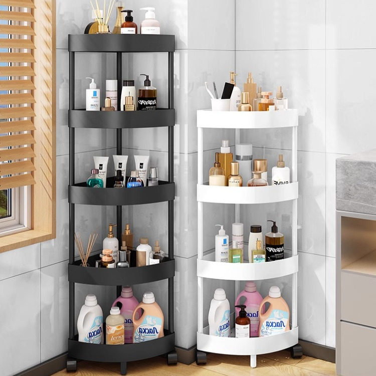浴室置物架落地卫生间三角架子厕所墙角收纳架马桶转角拐角多层柜,收纳整理,整理架/置物架/收纳架,淘宝优惠券,粉丝福利购,淘宝优惠卷
