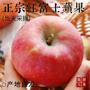 正宗红富士苹果现摘冰糖心新鲜水果应当季10斤山西大丑萍果整箱