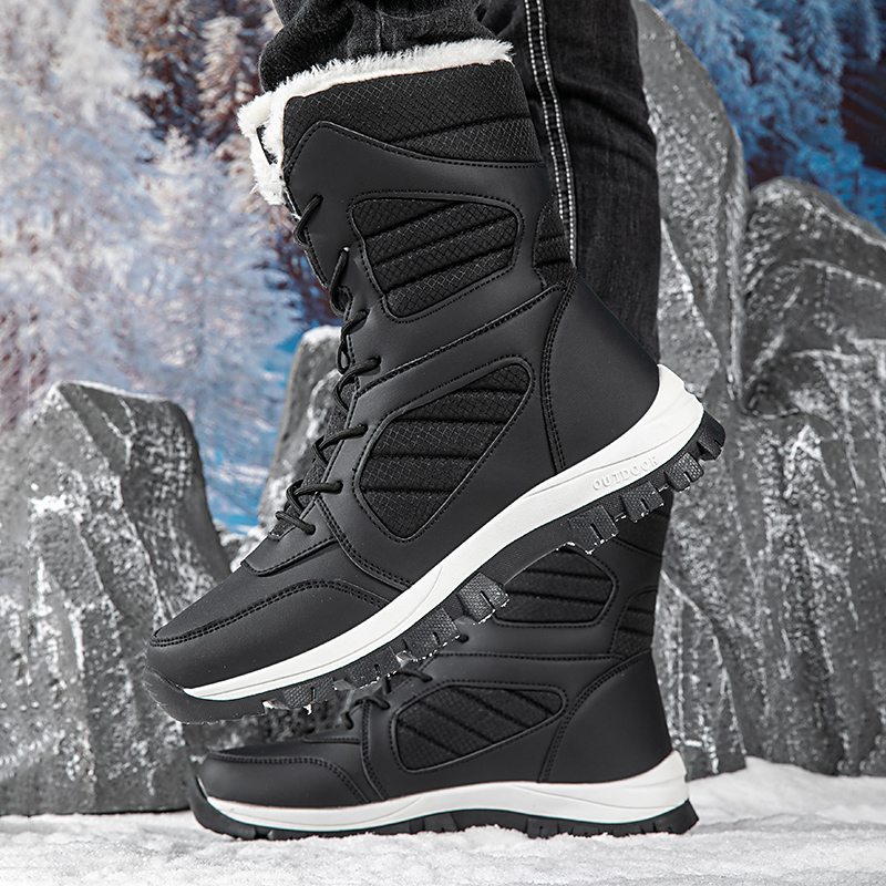 特价防水机车鞋摩托车骑行鞋男摩旅骑行靴加绒保暖情侣骑士马丁靴