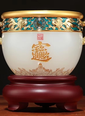 琉璃招财复古客厅开业装饰品定制