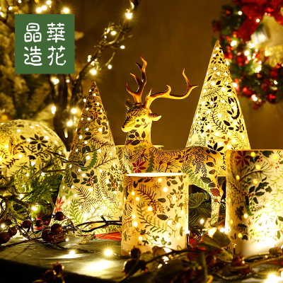 晶华新款圣诞摆件简约电子蜡烛