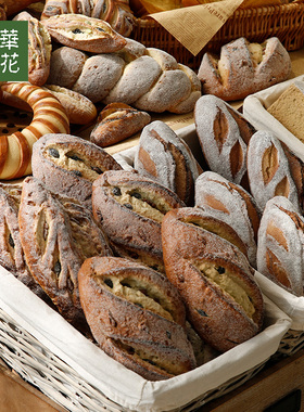 晶华仿真面包模型全麦欧包蛋糕假面包样板房展示拍摄道具橱窗摆件