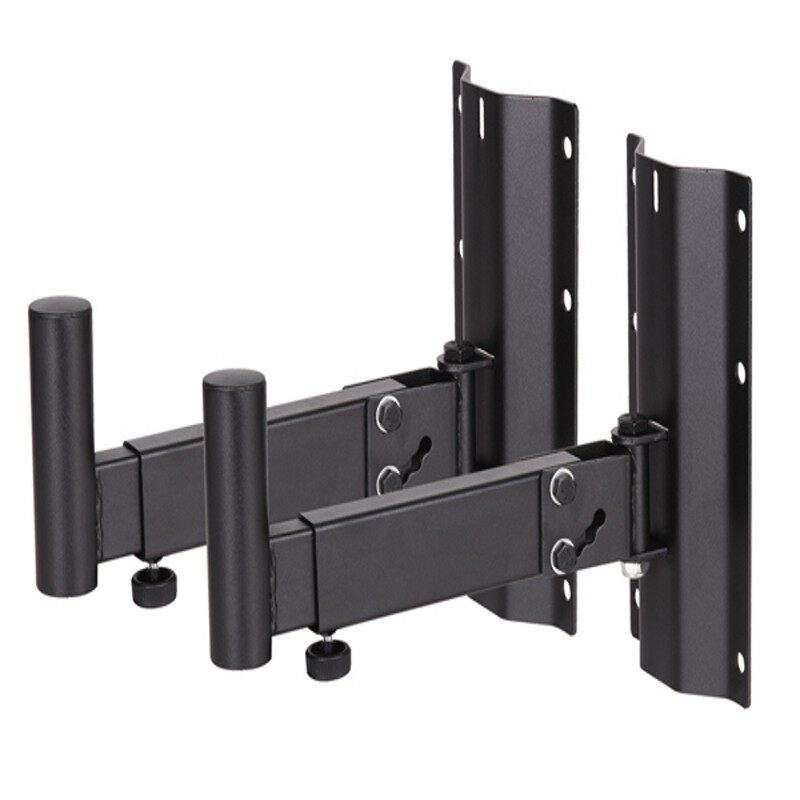 专业音响壁挂架8寸10寸12寸15寸音箱通用型加厚加重型收缩支架1对