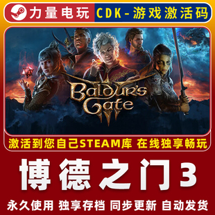 博德之门3 STEAM离线游戏 全球区国区激活码CDK 全DLC 永久入库