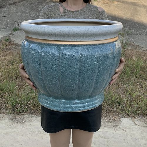 特大号种树简约花盆陶瓷