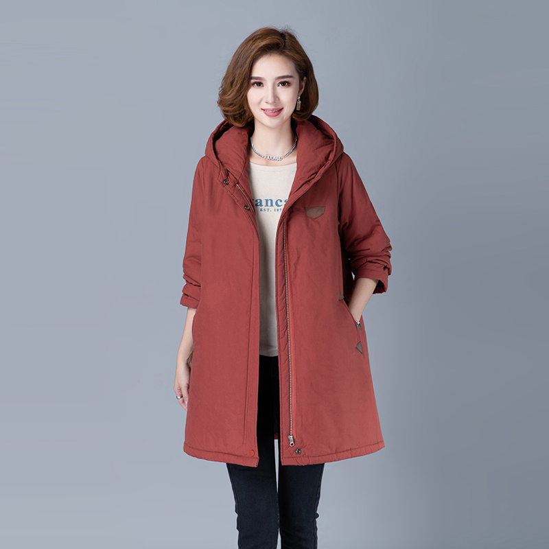 2022年新品棉服中长款加厚保暖棉衣纯色棉衣3517款，女装棉衣/棉服，秋牧寒烟
