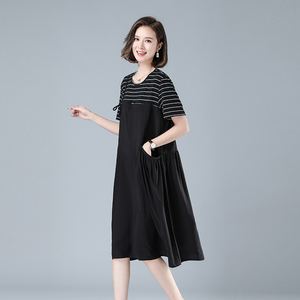 显瘦胖mm连衣裙女装宽松图片