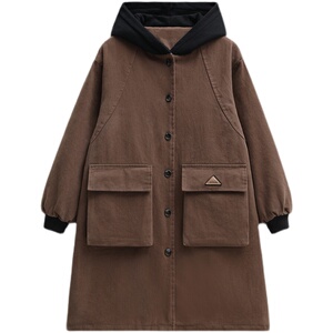 738款棉衣派克服加厚保暖图片