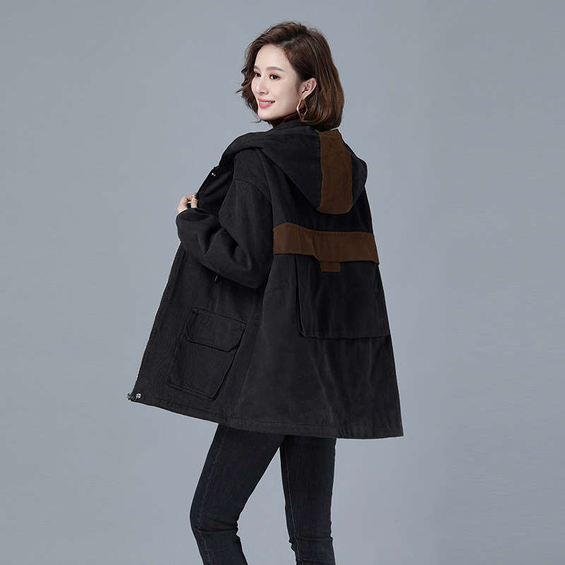 2020冬加绒加厚棉服保暖连帽派克服716款,女装棉衣/棉服,秋牧寒烟