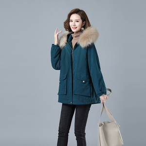 2020冬加绒加厚棉服保暖连帽派克服732款,浅蓝色阔腿裤能和蓝色衬衫搭配吗图片