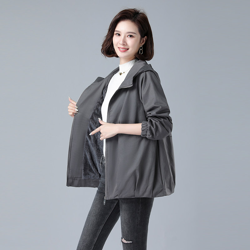 735款棉衣口袋长袖常规拉链宽松2021年冬季,女装棉衣/棉服,秋牧寒烟