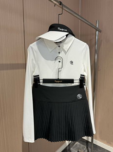 女秋款 女裙网球服女装 高尔夫长袖 显瘦高尔夫套装 女韩版 高尔夫服装