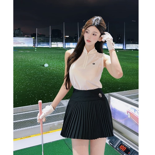 26新款高尔夫服装女夏季韩版高尔夫套装女速干显瘦高尔夫短袖短裙