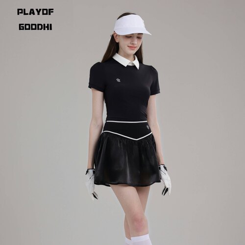 高尔夫服装女夏韩版高尔夫短袖女速干透气高尔夫裙套装女网球服女