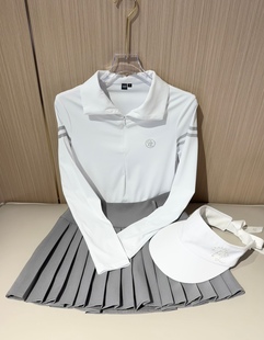 高尔夫女裙速干弹力透气网球服 女韩版 高尔夫服装 女春夏高尔夫长袖