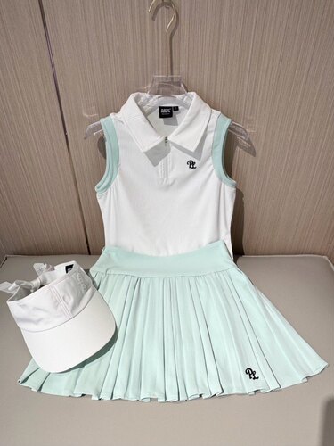 高尔夫服装女夏韩版高尔夫短袖女速干透气高尔夫裙套装女网球服女