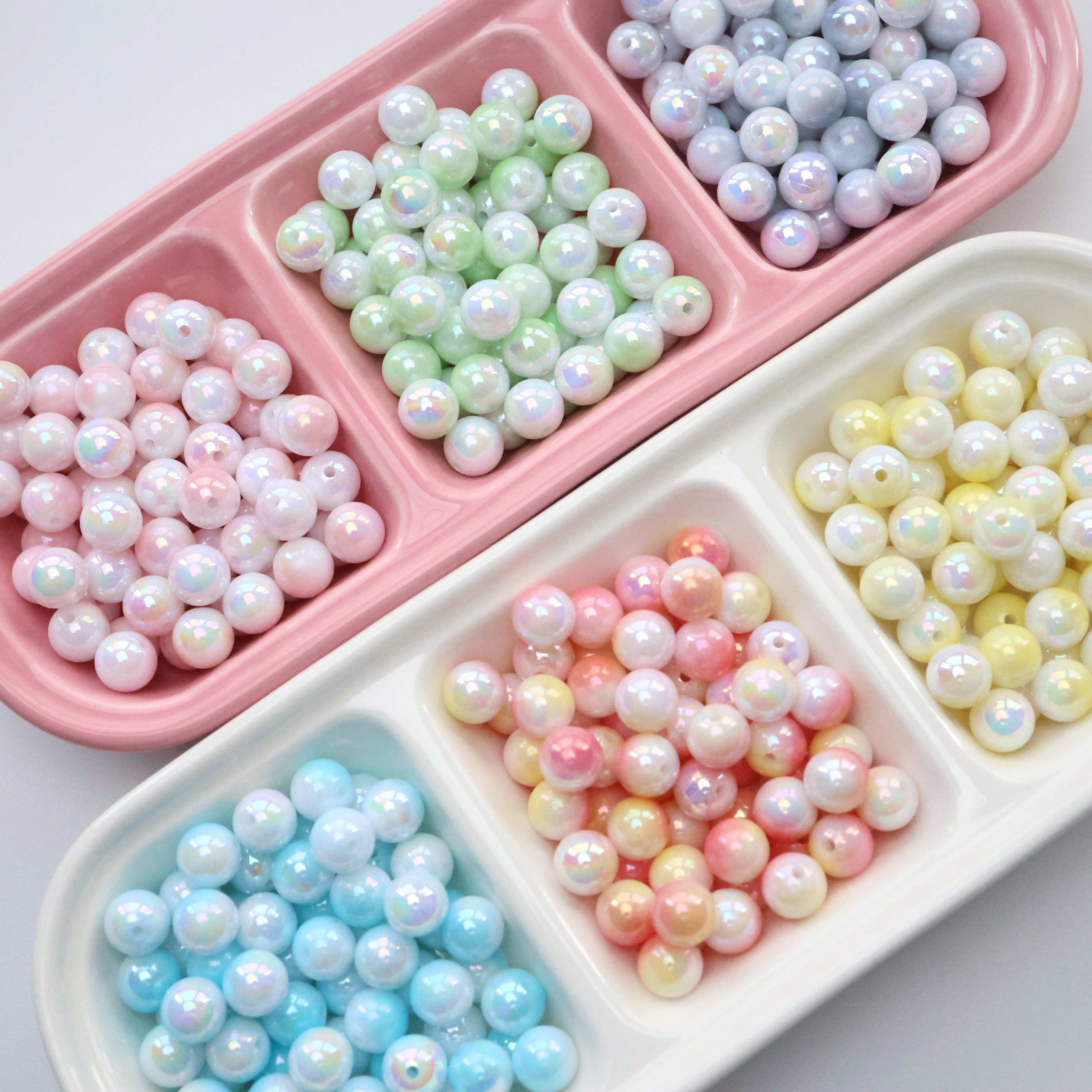 8/10mm极光12色幻彩双色渐变圆珠 DIY串珠手机链条包挂帘材料配饰,饰品/流行首饰/时尚饰品新,其他DIY饰品配件,淘宝优惠券,粉丝福利购,淘宝优惠卷