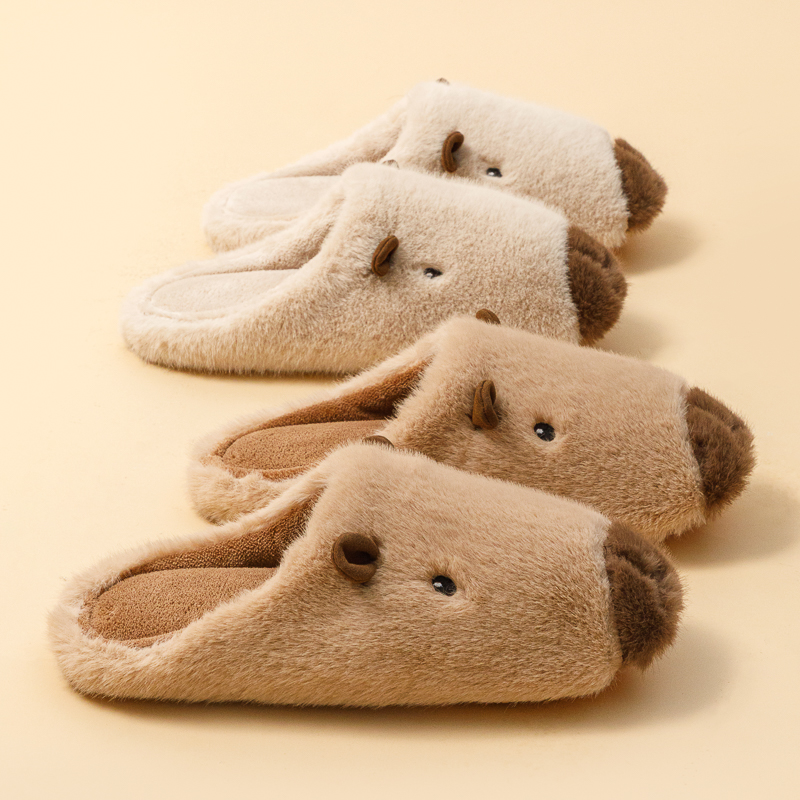 2025新款卡皮巴拉棉拖鞋女款