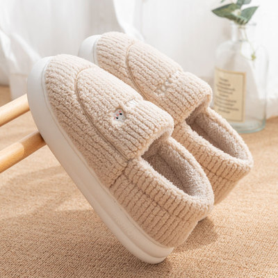 可爱棉拖鞋女2025新款今年流行爆款秋冬季新款包跟月子鞋10月11月