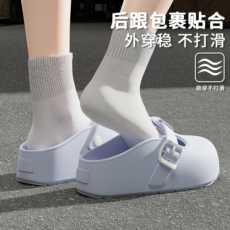 简约一脚蹬勃肯鞋欧若风