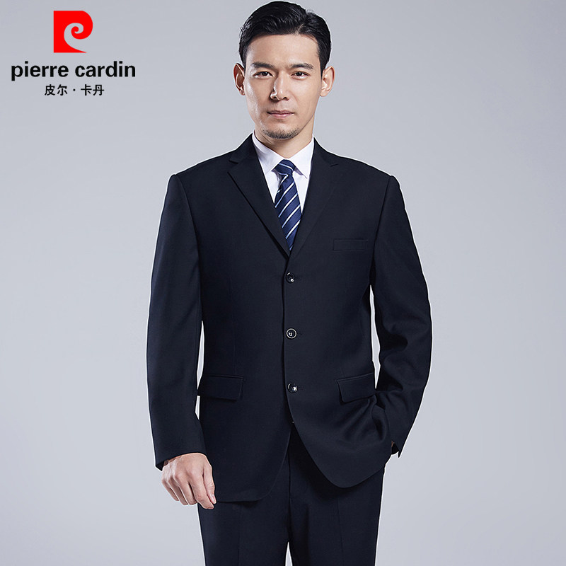 皮尔卡丹春秋季男士大码男士西服