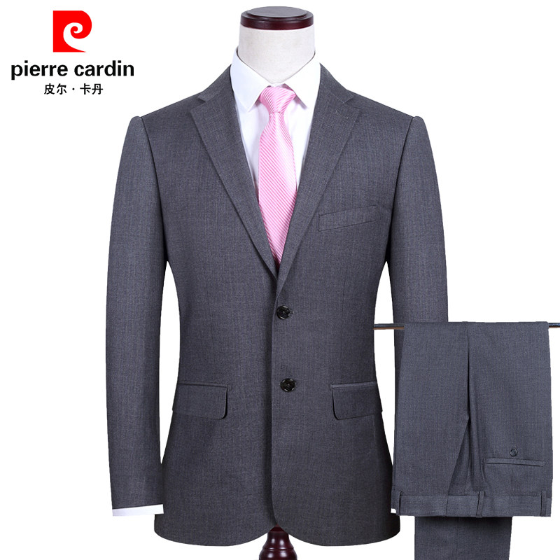皮尔卡丹套装中年商务大码西服