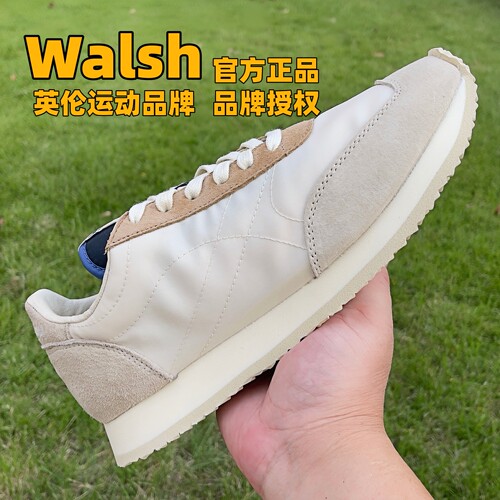 正品Walsh男鞋超轻透气复古德训鞋阿甘鞋英伦休闲运动鞋跑步鞋秋