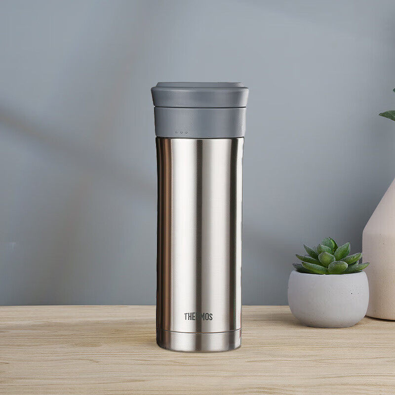 膳魔师不锈钢保温杯男士高档带茶漏保冷商务办公杯TCMK-500 470ml