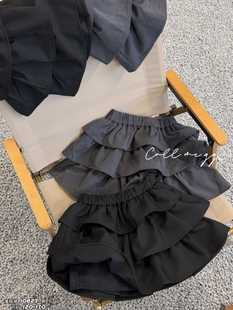 格格家春秋装2025新款儿童裙子大童女孩蛋糕裙