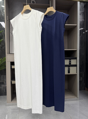 清仓不予退换！懒人裙！圆领飞飞袖棉T恤连衣裙M02161~ZY