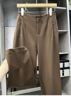 清仓不予退换#4！！显瘦连腰锥形烟管休闲裤女C23910