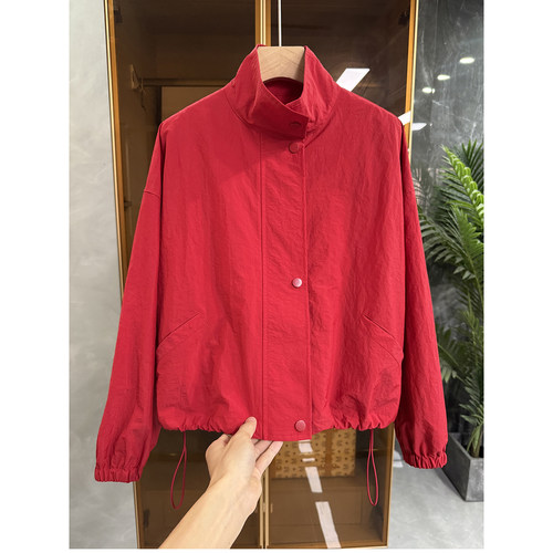 Q货！宽松立领休闲短外套