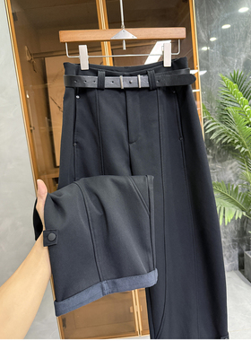 闭眼入！实力大厂出！加绒休闲镰刀阔腿裤女    M778122~JS