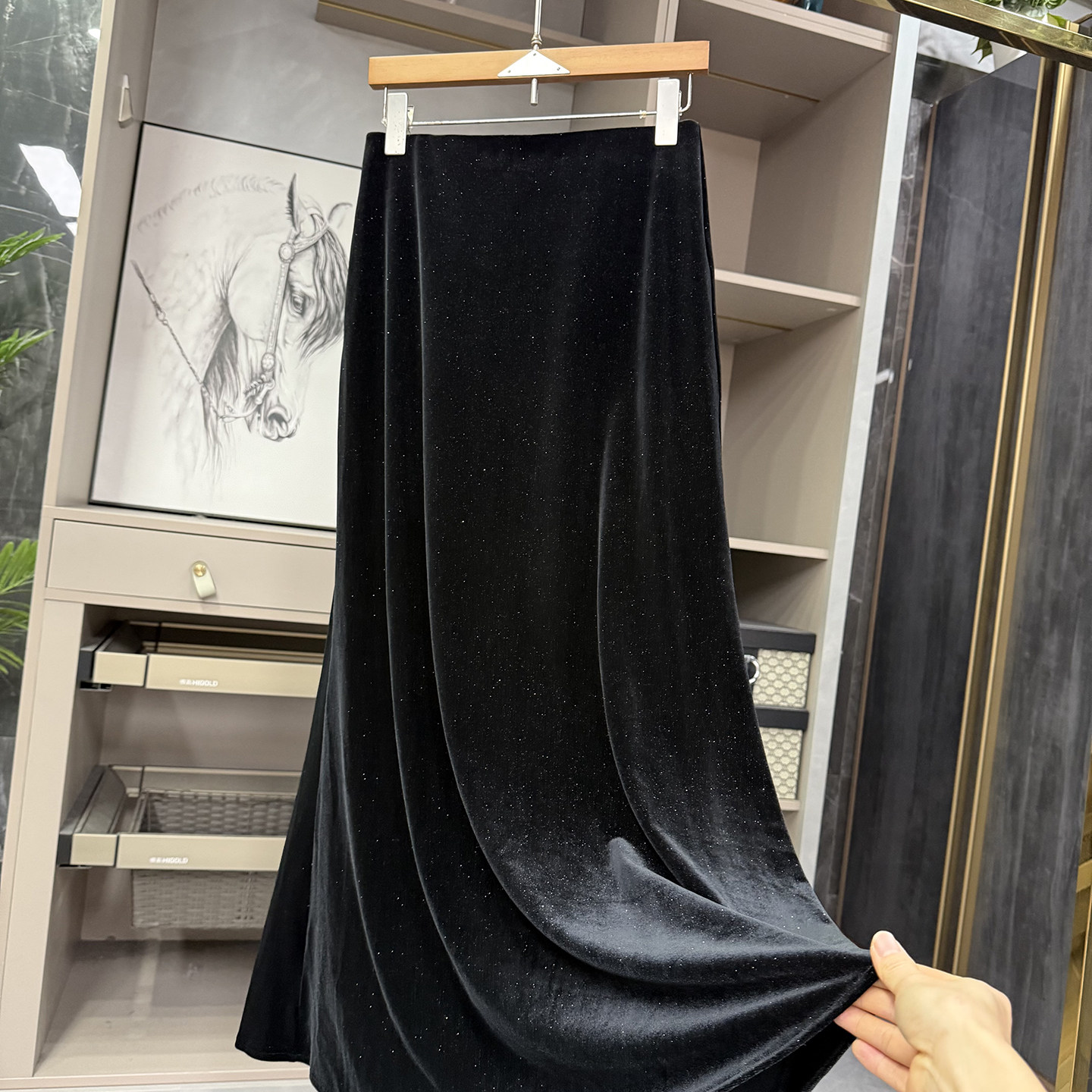 尖叫吧！夜里中zui亮的星！亮片丝绒包臀鱼尾半身裙女  761520~ZY,女装/女士精品,半身裙,淘宝优惠券,粉丝福利购,淘宝优惠卷