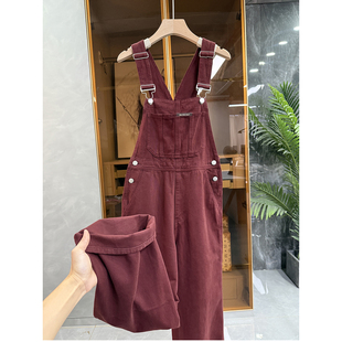 M012322 实力大厂出 女 连体牛仔背带裤 减龄秘籍