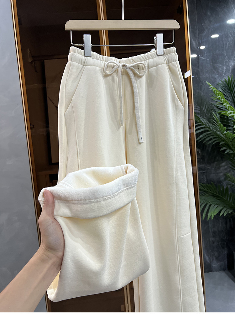 清仓不予退换#4！M@3御寒显直长！加绒松紧腰休闲直筒卫裤女99635,女装/女士精品,休闲裤,淘宝优惠券,粉丝福利购,淘宝优惠卷