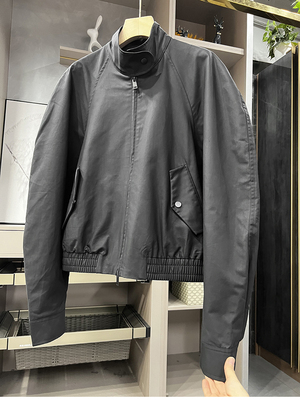 柜货！长绒棉双头拉链夹克短外套