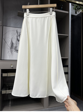 清仓不予退换#4美及了！A型高腰大摆半身裙女K163