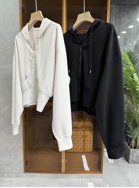 N货！好穿不费力！宽松连帽卫衣短外套女   ZH255SY8057~ME