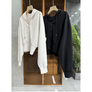 N货！好穿不费力！宽松连帽卫衣短外套女   ZH255SY8057~ME