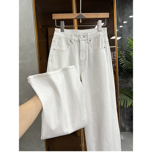 女E9530 中高腰牛仔直筒阔腿裤 土耳其料 清仓不予退换