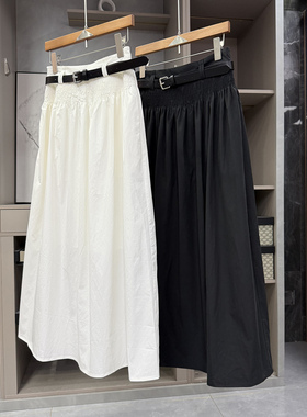 时髦精推荐！走路带风单品！棉质大摆半身裙女    25657~ZY