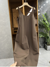 清仓不予退换#4！M@3苾囤！品质吊带背心开叉连衣裙QZ172