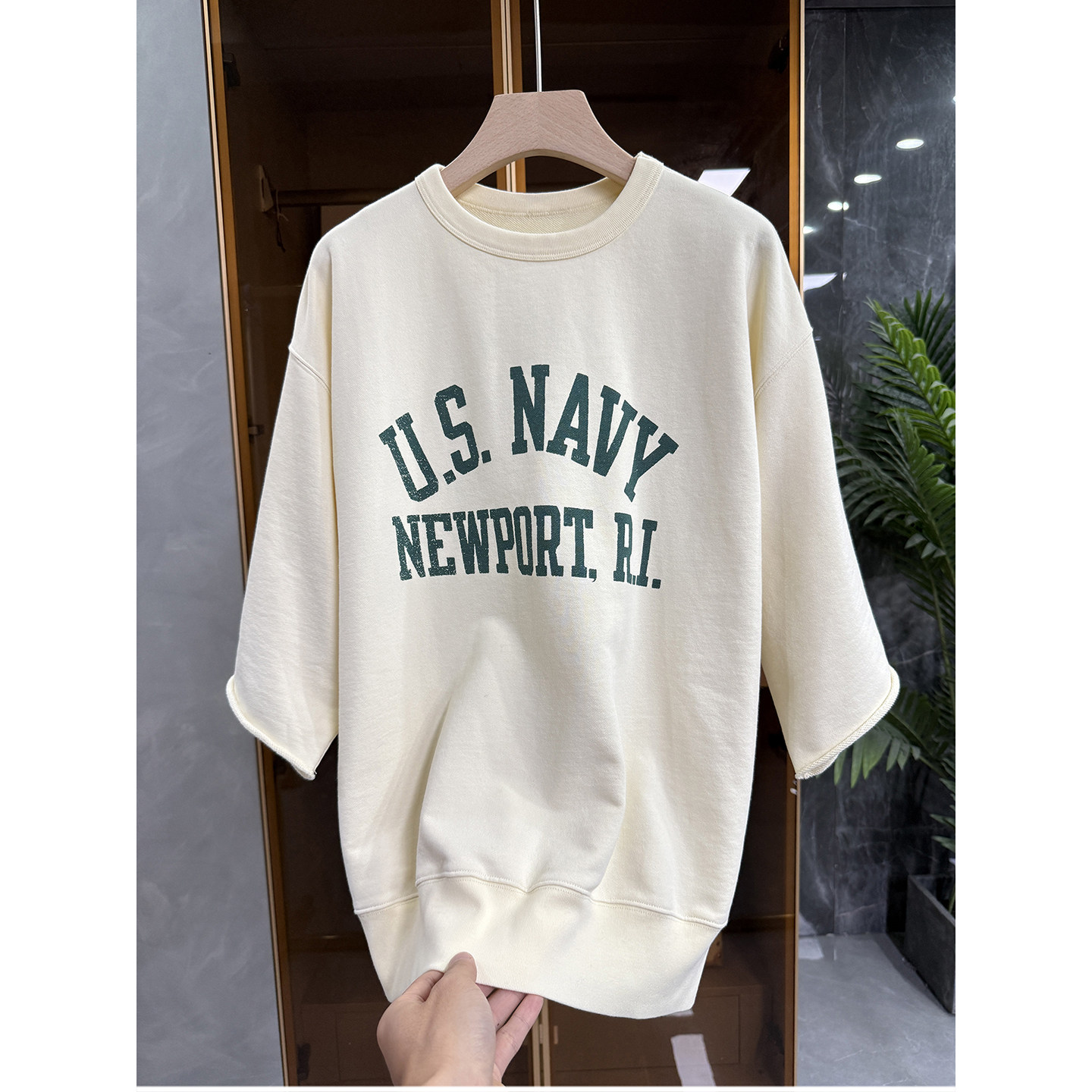 N货！优质棉宽松圆领短袖卫衣