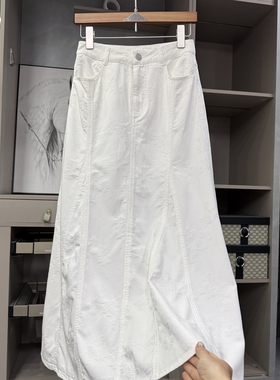 老友shou！舒适与美貌并存！提花牛仔鱼尾半身裙女   KW6060~ZY