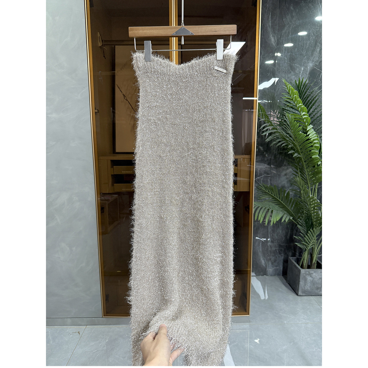 清仓不予退换！约会！亮丝毛边针织鱼尾半身裙女252173~JS,女装/女士精品,半身裙,淘宝优惠券,粉丝福利购,淘宝优惠卷