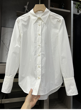 清仓不退！满分推荐！通勤百搭！客供高支棉衬衫上衣女  C1172