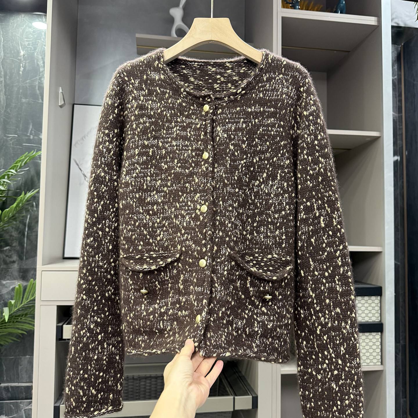 清仓不予退换！金线结羊绒羊毛圆领针织外套女682901~ZY,女装/女士精品,毛针织衫,淘宝优惠券,粉丝福利购,淘宝优惠卷