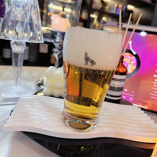维尔纽斯VilniausAlus精酿啤酒扎啤品脱酒杯酒吧家用玻璃饮品水杯