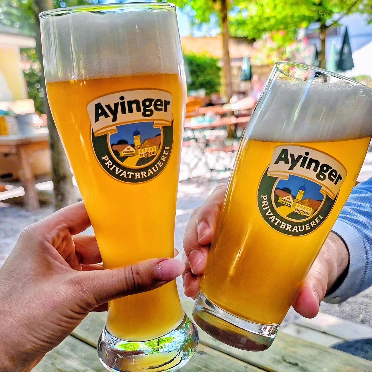 德国艾英格Ayinger小麦拉格精酿扎啤杯子轻奢加厚大容量喝酒杯具